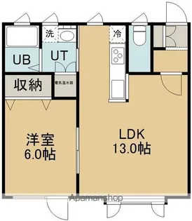 エクセルハイム【201号室】の間取り