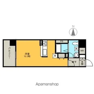 Gramercy Shirakawa Koen【8階】の間取り