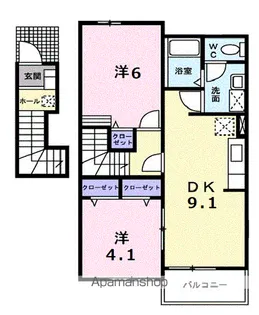 ライトホームズ【2階】の間取り