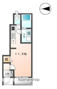 マイ ブルーム【101号室】の間取り