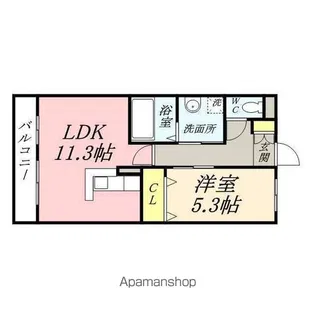 プレゼンス白石【2階】の間取り