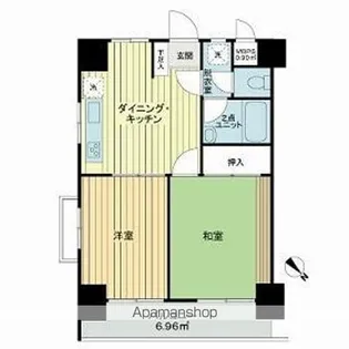 ハイネス巣鴨【5階】の間取り