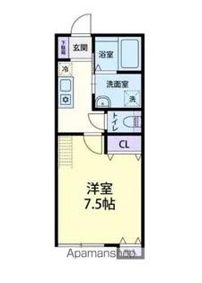 ヨークパレス・3【1階】の間取り