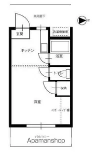 ホワイトメゾン学南1棟【2階】の間取り