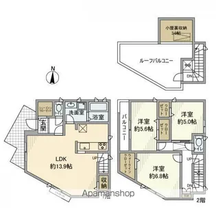 東京都世田谷区宮坂3丁目【一戸建】の外観