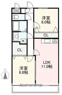 RIO・PLATINO【403号室】の間取り