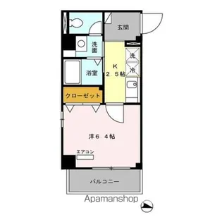 アーバンハウス本橋B【4階】の間取り