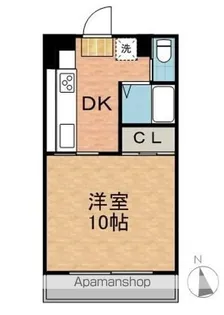 コスモ33【2階】の間取り