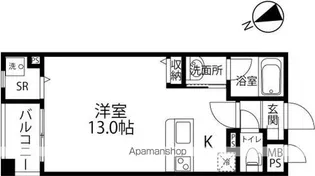 AMANCIEL金沢駅前【502号室】の間取り
