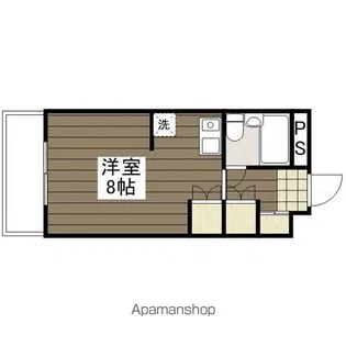 ラ・ポルト旭【3階】の間取り
