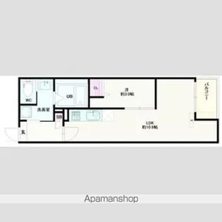 Jack odakaⅥ【1階】の間取り