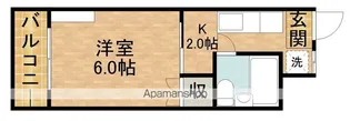 佐鳴台テニスビレッジ【B3号室】の間取り