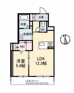 シャーメゾンステージ古川西 A棟【2階】の間取り