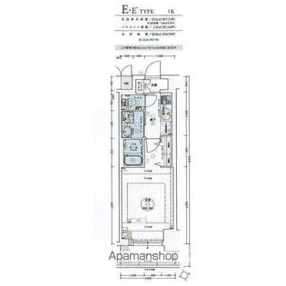 エステムコート名古屋今池アーバンゲート【6階】の間取り