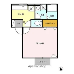 アクシス真鍋【2階】の間取り