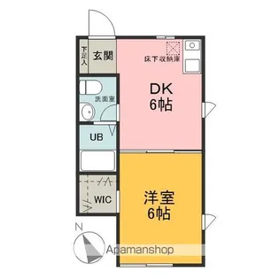グランオーベスト【1階】の間取り