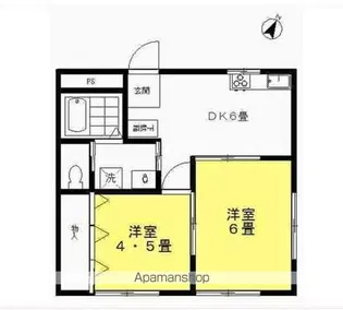 カーサプレイン【2階】の間取り