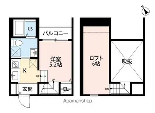 プレジール南福岡【2階】の間取り