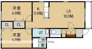 コーポ柏木(コーポカシワギ)【1階】の間取り
