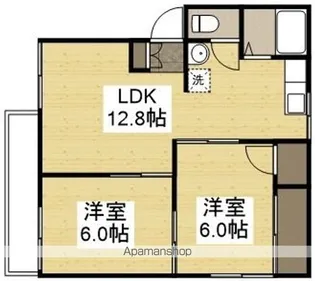 スバルハイツB【201号室】の間取り