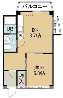 マンション函館【302号室】の間取り