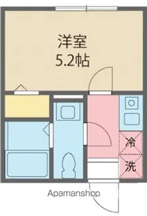 東京都三鷹市牟礼1丁目【アパート】の間取り