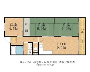 ホワイトウェル【412号室】の間取り