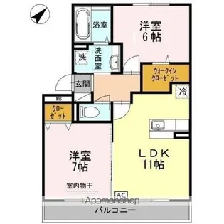 コンフォールⅢ番館【3階】の間取り