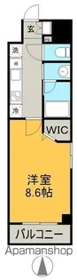 イースクエア並木【8階】の間取り