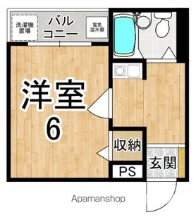 ハイツチャオチャオ【1階】の間取り
