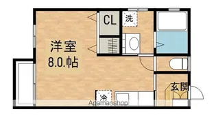 マーブルハイツⅠ【2階】の間取り