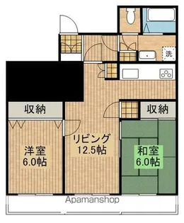 セレスト宮崎【6階】の間取り