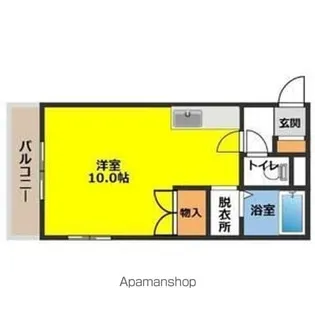 セラフィックマンション310【1階】の間取り