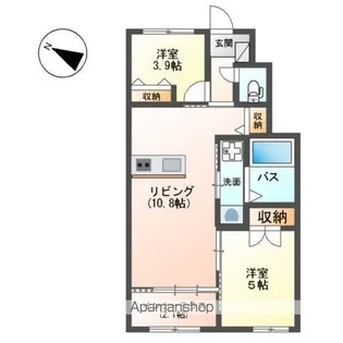 ラコッリーナ【1階】の間取り