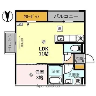 アステール【1階】の間取り