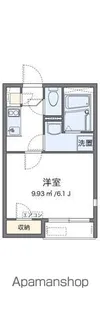 レオネクストかわせみ【101号室】の間取り