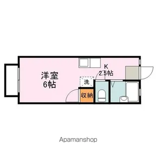 ヴィラ西町【2階】の間取り