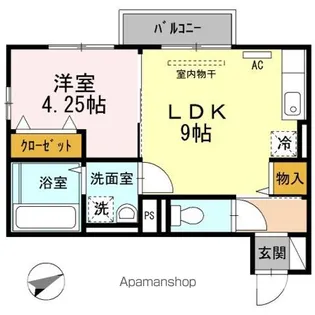 セジュール・パルティノス【2階】の間取り