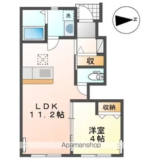 スターテラス大網【1階】の間取り