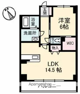 ヴィラシーンABE【6階】の間取り