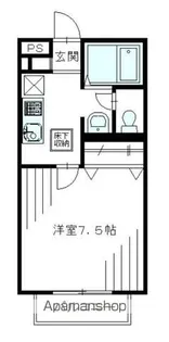 ヒルズロワール【103号室】の間取り