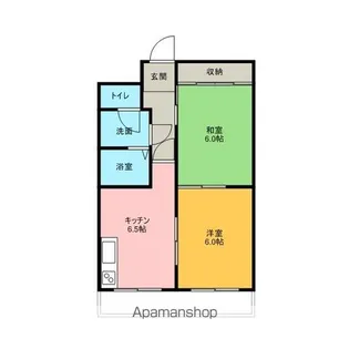 メゾンミュール【3階】の間取り