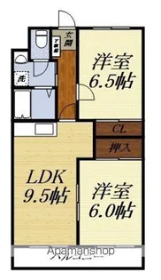 マンションセンティア【3階】の間取り