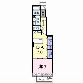 ボヌール・キャトルズ【1階】の間取り