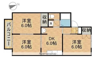 セジュールK&TⅣ【202号室】の間取り