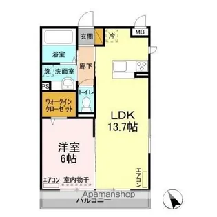 エーデルハイムIV【2階】の間取り