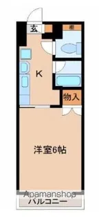 プチメゾン鶴島【211号室】の間取り