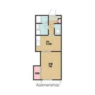 ポルテブーケ【205号室】の間取り