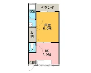 新和ハイツ【206号室】の間取り