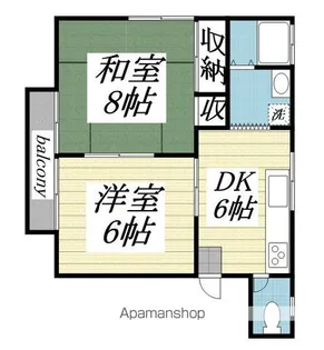 さくらハウスA【101号室】の間取り